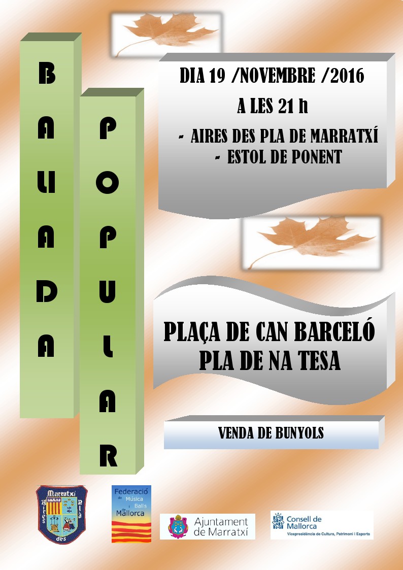 Ballada Popular día 19 de Noviembre de 2016