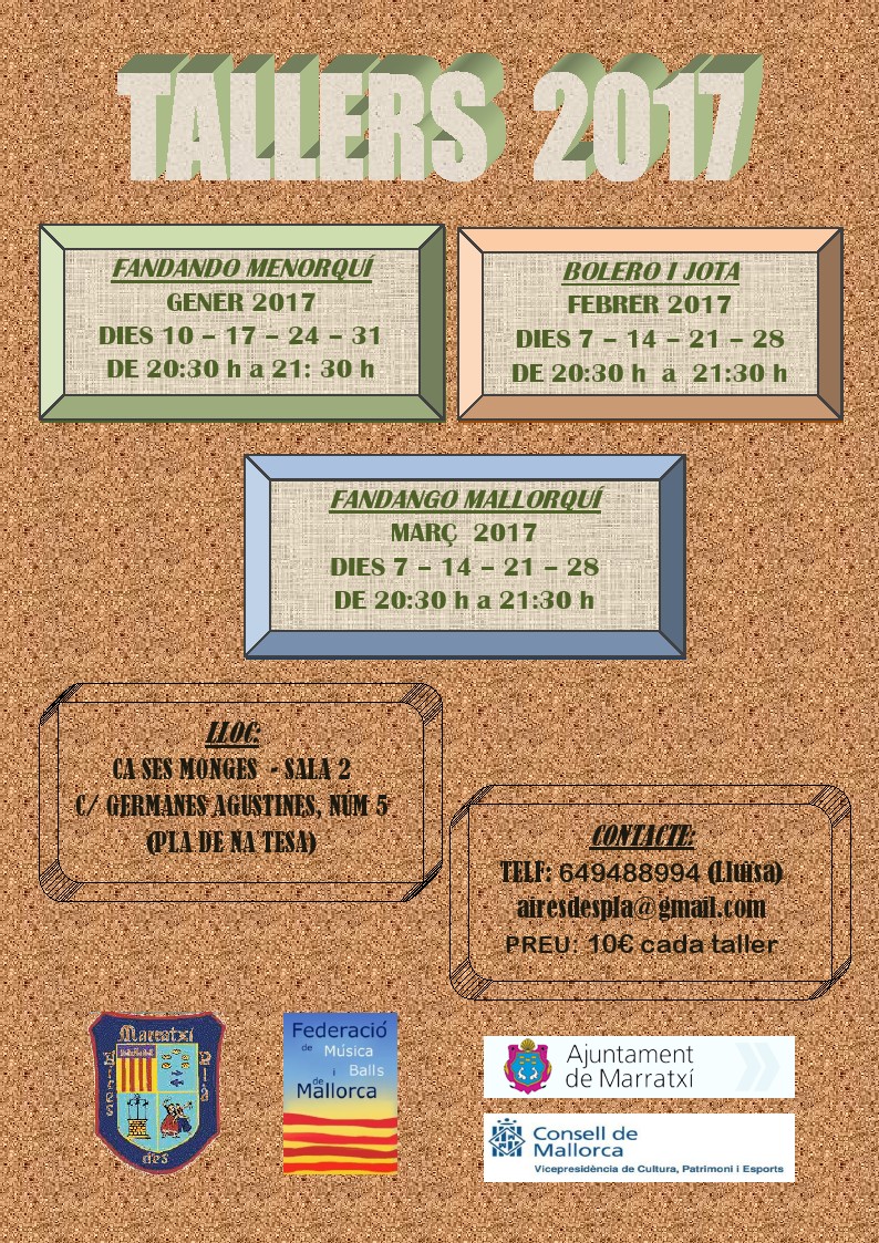 Talleres bailes tradionales 2017